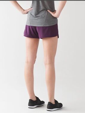 Lululemon Run Times Short in Darkest Magenta